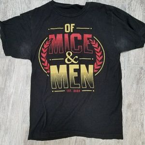 Of‎ Mice and Men Black T-shirt Unisex Medium